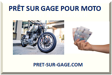 PRÊT SUR GAGE MOTO 2024