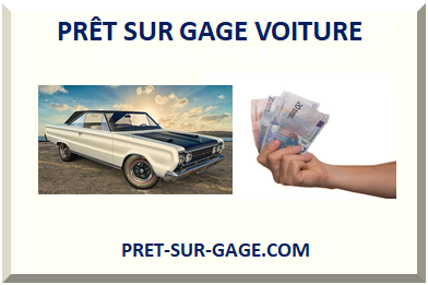 PRÊT SUR GAGE VOITURE 2025